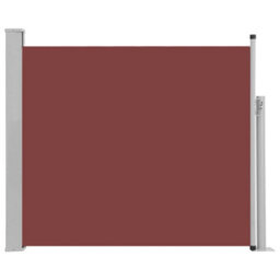 Berkfield Patio Retractable Side Awning 100X300 Cm Brown - thumbnail 2