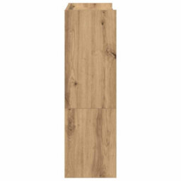 Berkfield Shoe Rack Artisan Oak 80X25X61.5 Cm Engineered Wood - thumbnail 5
