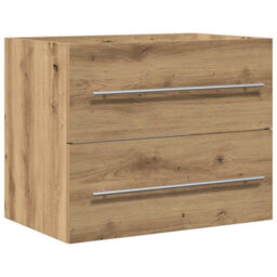 Berkfield Bathroom Sink Cabinet Artisan Oak 60X38.5X48 Cm Engineered Wood - thumbnail 2