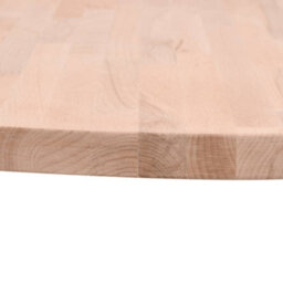 Berkfield Table Top Size 40X1.5 Cm Round Solid Wood Beech - thumbnail 3
