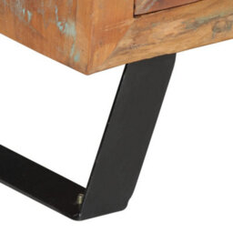 Berkfield Tv Cabinet 112X30X45 Cm Solid Wood Reclaimed - thumbnail 9