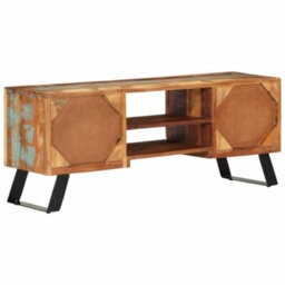 Berkfield Tv Cabinet 112X30X45 Cm Solid Wood Reclaimed - thumbnail 6