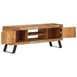 Berkfield Tv Cabinet 112X30X45 Cm Solid Wood Reclaimed - thumbnail 3
