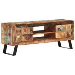 Berkfield Tv Cabinet 112X30X45 Cm Solid Wood Reclaimed - thumbnail 2