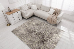 RugsX Miro 52003.801 Washing Carpet Marble Anti-Slip - Grey 140X190 Cm - thumbnail 5
