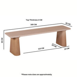 Jodhpur Solid Wood Dining Bench - thumbnail 5