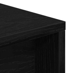 Berkfield Desk In Black Oak - 200X50X76 Cm, Made With Engineered Wood - thumbnail 8