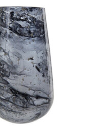 Orsina Garan Grey Large Glass Vase - thumbnail 3