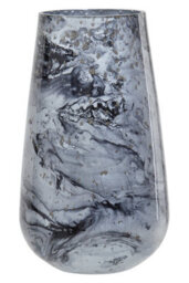Orsina Garan Grey Large Glass Vase - thumbnail 1