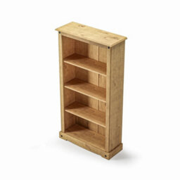 Mews Corona Bookcase Medium Pine 4 Book Shelves Mexican Solid Wood - thumbnail 7