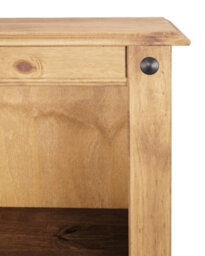 Mews Corona Bookcase Medium Pine 4 Book Shelves Mexican Solid Wood - thumbnail 6