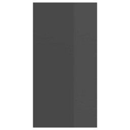 Berkfield Wall-Mounted Tv Cabinet High Gloss Grey 37X37X72 Cm Engineered Wood - thumbnail 5