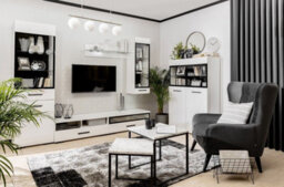 Impact Furniture Small Tv Unit With Drawer Modern Cabinet Open Storage Shelf 100Cm Media Stand White Gloss For Up To 40 Inch Tv Assen - thumbnail 8