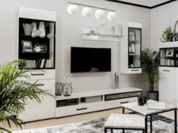Impact Furniture Small Tv Unit With Drawer Modern Cabinet Open Storage Shelf 100Cm Media Stand White Gloss For Up To 40 Inch Tv Assen - thumbnail 9