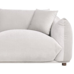 Beliani Sofa 3 Seater Luvos Velvet Taupe - thumbnail 8