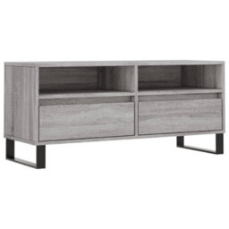 Berkfield Tv Cabinet Grey Sonoma 100X34.5X44.5 Cm Engineered Wood - thumbnail 2