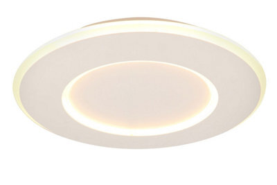 Lucide Axelle Led Flush Ceiling Light White - image 1