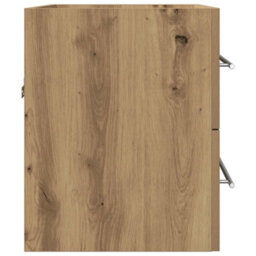 Berkfield Durable Bathroom Sink Cabinet Artisan Oak 60X38.5X48 Cm Engineered Wood - thumbnail 7