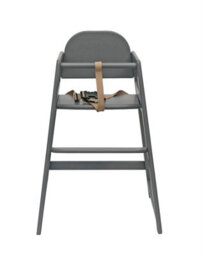 Safetots Two Pack Of Simply Stackable Wooden High Chairs, Grey, Highchairs For Baby And Toddler, Stylish And Practical - thumbnail 2