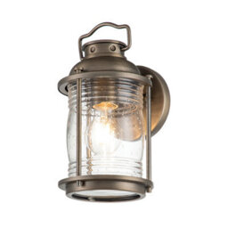 Luminosa Lighting Elstead Kichler Ashland Bay Outdoor Wall Lantern Burnished Bronze, Ip44