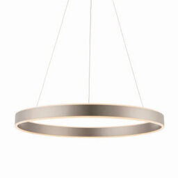 Luminosa Lighting Luminosa Gen Integrated Led Pendant Matt Nickel Plate & Frosted Acrylic 1 Light Dimmable Ip20