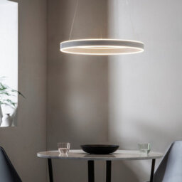 Luminosa Lighting Luminosa Gen Integrated Led Pendant Matt Nickel Plate & Frosted Acrylic 1 Light Dimmable Ip20 - thumbnail 2