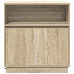 Berkfield Sideboard With Led Sonoma Oak 71X34,5X75 Cm Engineered Wood - thumbnail 7