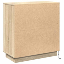 Berkfield Sideboard With Led Sonoma Oak 71X34,5X75 Cm Engineered Wood - thumbnail 9