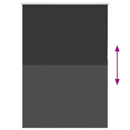 Berkfield Durable Roller Blind Blackout Black 110X150 Cm Fabric Width 105.7 Cm Polyester - thumbnail 5
