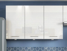 Impact Furniture White Gloss Kitchen Cabinets Set With Oven Housing 6 Unit Package Soft Close 180Cm 1.8M Modern Cupboards Ella - thumbnail 7