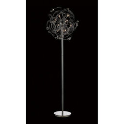 Luminosa Lighting Luminosa Messe Floor Lamp 12 Light G4 Polished Chrome/crystal, Not Led/cfl Compatible - thumbnail 2