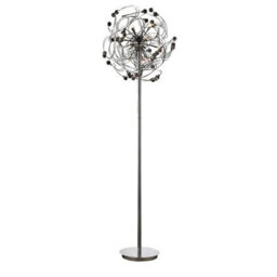 Luminosa Lighting Luminosa Messe Floor Lamp 12 Light G4 Polished Chrome/crystal, Not Led/cfl Compatible - thumbnail 1