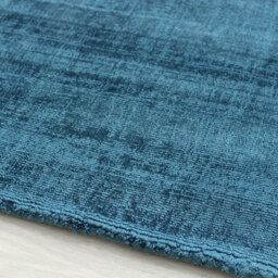 Teal Handmade , Luxurious , Modern , Plain Easy To Clean Viscose Rug For Living Room, Bedroom - 200Cm X 290Cm - thumbnail 5