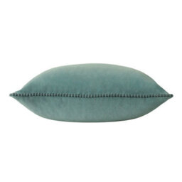 Furn. Cosmo Pom-Pom Rectangular Velvet Cushion Cover - thumbnail 2