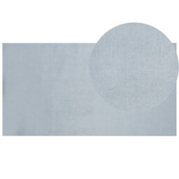 Beliani Faux Fur Rug Mirpur Light Grey 80 X 150 Cm - thumbnail 1