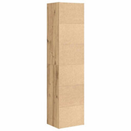 Berkfield Durable Bookcase Artisan Oak 31X24X127 Cm Engineered Wood - thumbnail 6