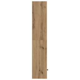 Berkfield Durable Bookcase Artisan Oak 31X24X127 Cm Engineered Wood - thumbnail 5