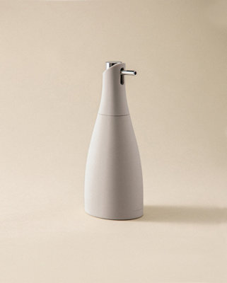 Cosmic Soap Dispenser, 300Ml, Pale Sand, Unique Design, Soft-Finish Coating, Saku Collection - image 1