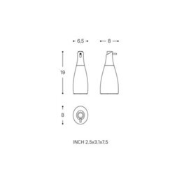 Cosmic Soap Dispenser, 300Ml, Pale Sand, Unique Design, Soft-Finish Coating, Saku Collection - thumbnail 6