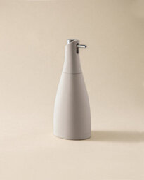Cosmic Soap Dispenser, 300Ml, Pale Sand, Unique Design, Soft-Finish Coating, Saku Collection - thumbnail 2
