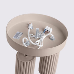 Sollux Lighting Karbon Aluminum Taupe 3 Lights Minimalist Ceiling Light - thumbnail 7