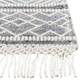 Beliani Rug Toprakkale Grey 160 X 230 Cm Wool - thumbnail 4