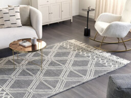 Beliani Rug Toprakkale Grey 160 X 230 Cm Wool - thumbnail 2