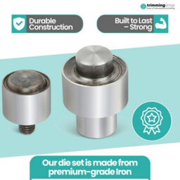 Neel Blue 18mm Eyelets Grommets Fixing Dies Set For Green Machine Hand Press, Eyelets Fixing Tool - thumbnail 4
