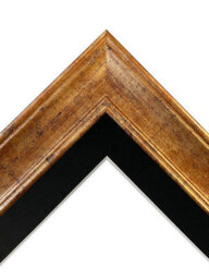 Frames By Post Scandi Gold Frame With Black Mount For Image Size A3 - thumbnail 3