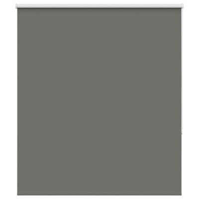 Berkfield Roller Blind Blackout Grey 135X175 Cm Fabric Width 131.6 Cm Polyester - image 1
