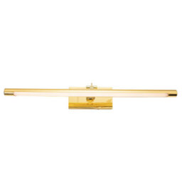 Happy Homewares Polished Gold Wireless Rechargeable 5W Led Touch Dimmable Picture Wall Light - thumbnail 2