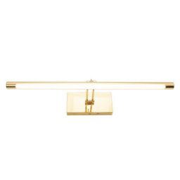 Happy Homewares Polished Gold Wireless Rechargeable 5W Led Touch Dimmable Picture Wall Light - thumbnail 3