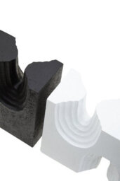 Premier Housewares Interiors By Premier Arched Design Set Of 2 Black And White Bookends, Contemporary Decor Bookends, Sturdy Bookends For Library - thumbnail 5