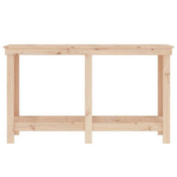 Vidaxl Work Bench 140X50X80 Cm Solid Wood Pine - thumbnail 5